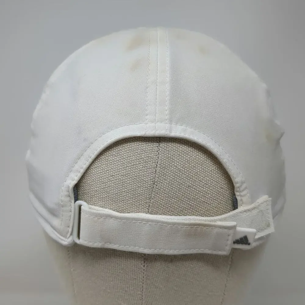 adidas Baseball Cap White One Size Climalite Mesh Performance Strapback Hat